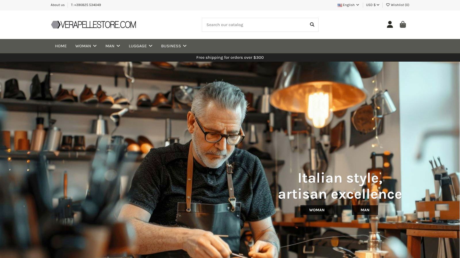 VeraPelleStore (US storefront)