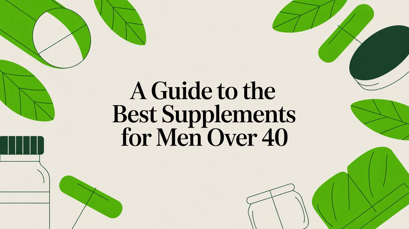 A Guide to the Best Supplements for Men Over 40