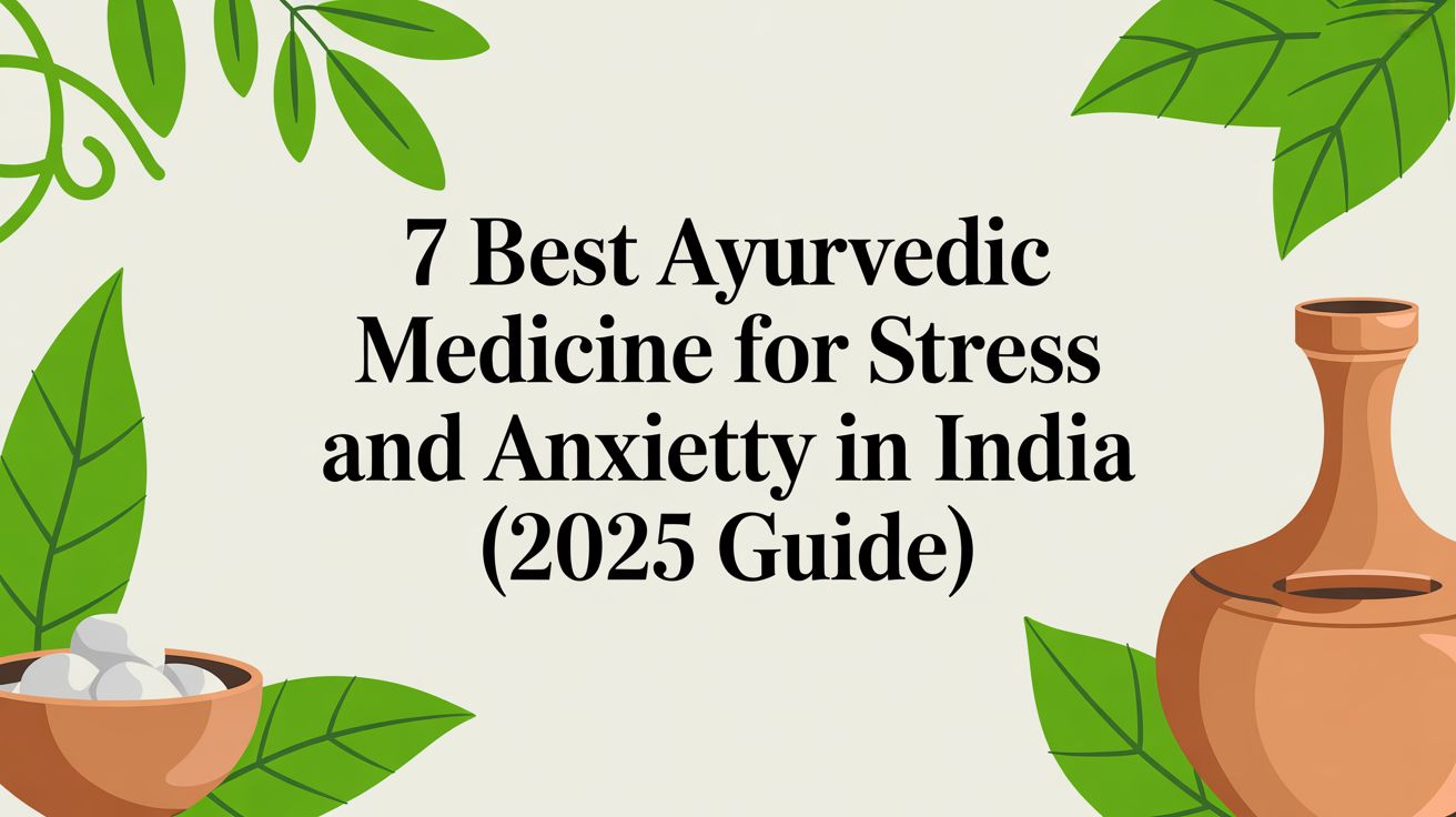 7 Best Ayurvedic Medicine for Stress and Anxiety in India (2025 Guide)