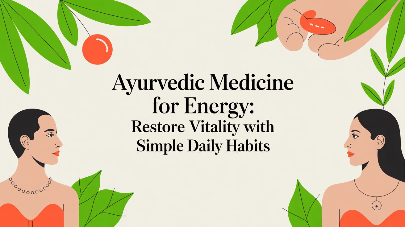 ayurvedic medicine for energy: Restore Vitality with Simple Daily Habits