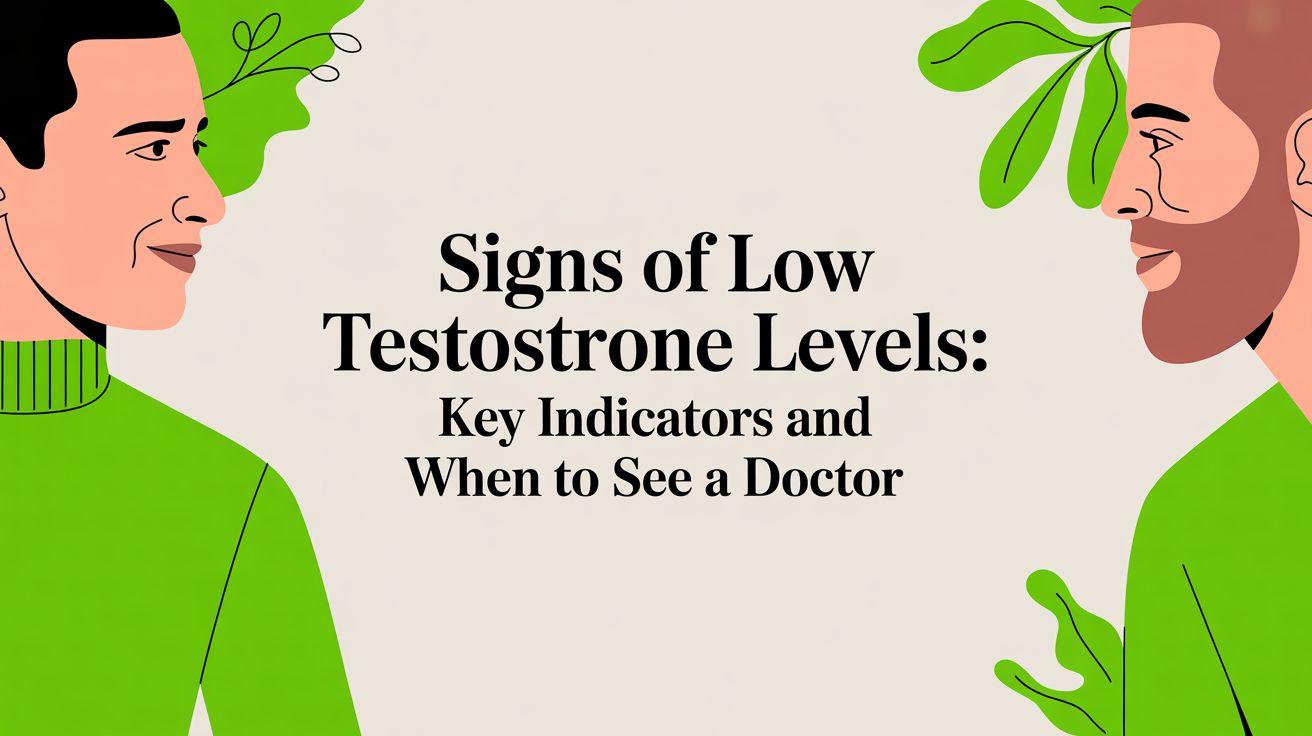 Signs of Low Testosterone Levels: Key Indicators and When to See a Doctor