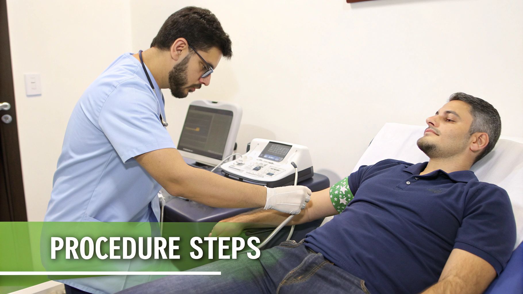 Your Guide to Tennis Elbow Injection 2 An injection being administered to an elbow