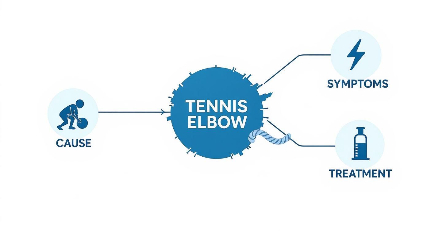 Your Guide to Tennis Elbow Injection 1 Infographic about tennis elbow injection
