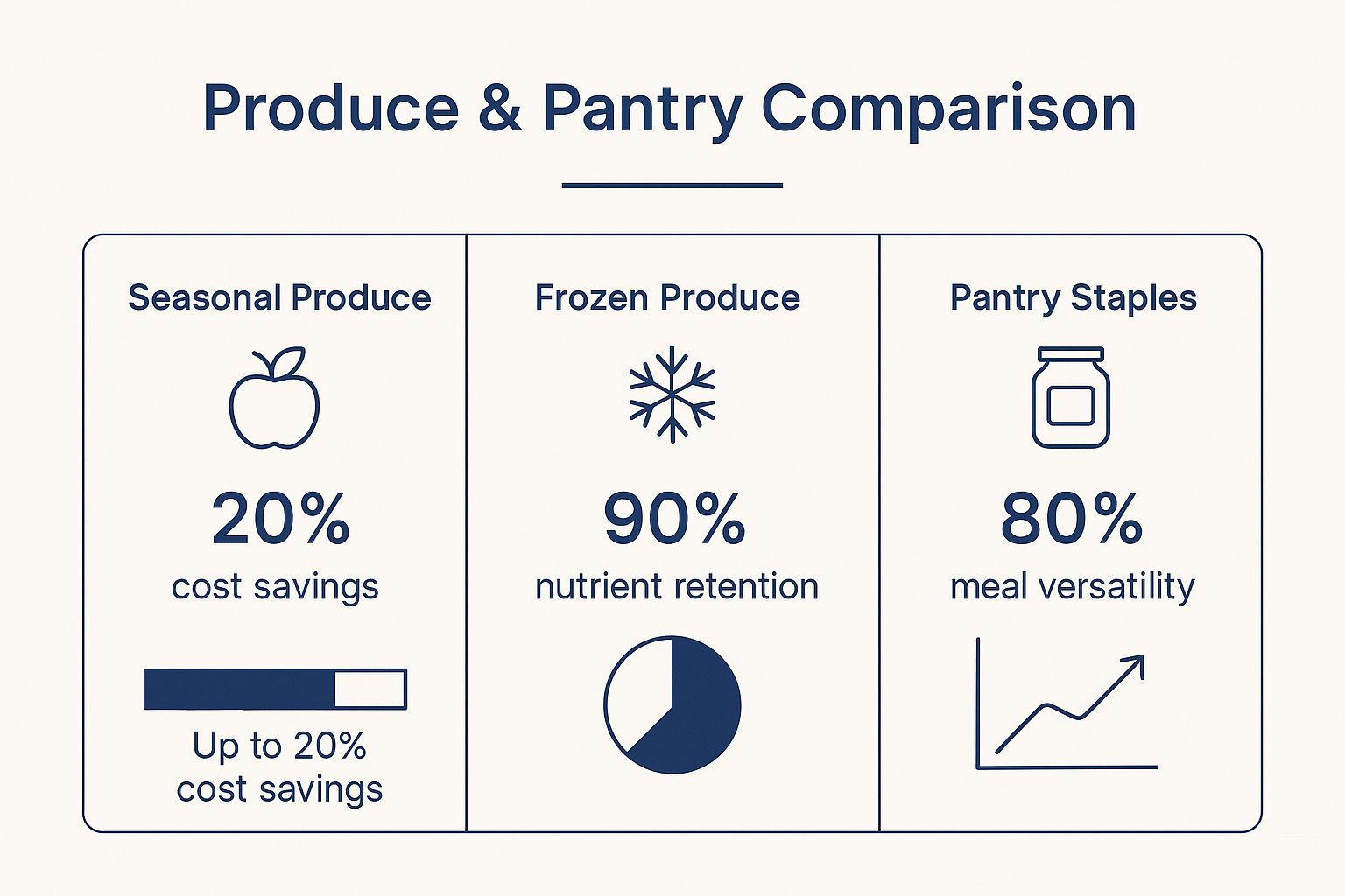 Infographic about healthy meal planning for families