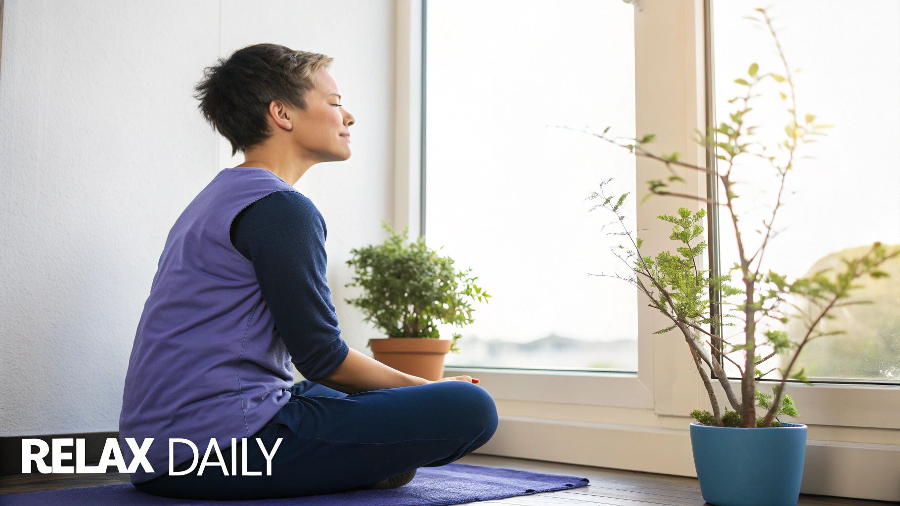 How to Stop Health Anxiety and Reclaim Your Peace 3 A person's hand pushes away another hand holding a smartphone, symbolising the act of resisting the urge to search for symptoms online.