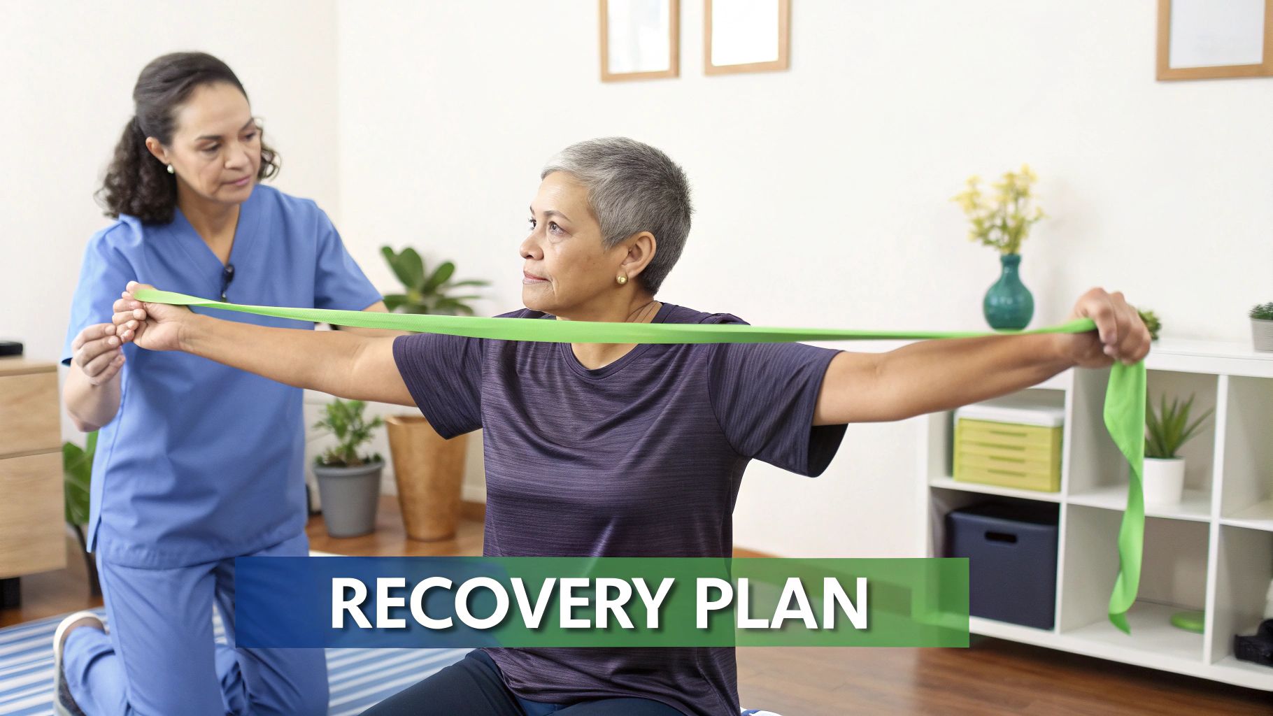 Your Guide to Tennis Elbow Injection 3 A person performing a gentle stretching exercise for their arm and elbow