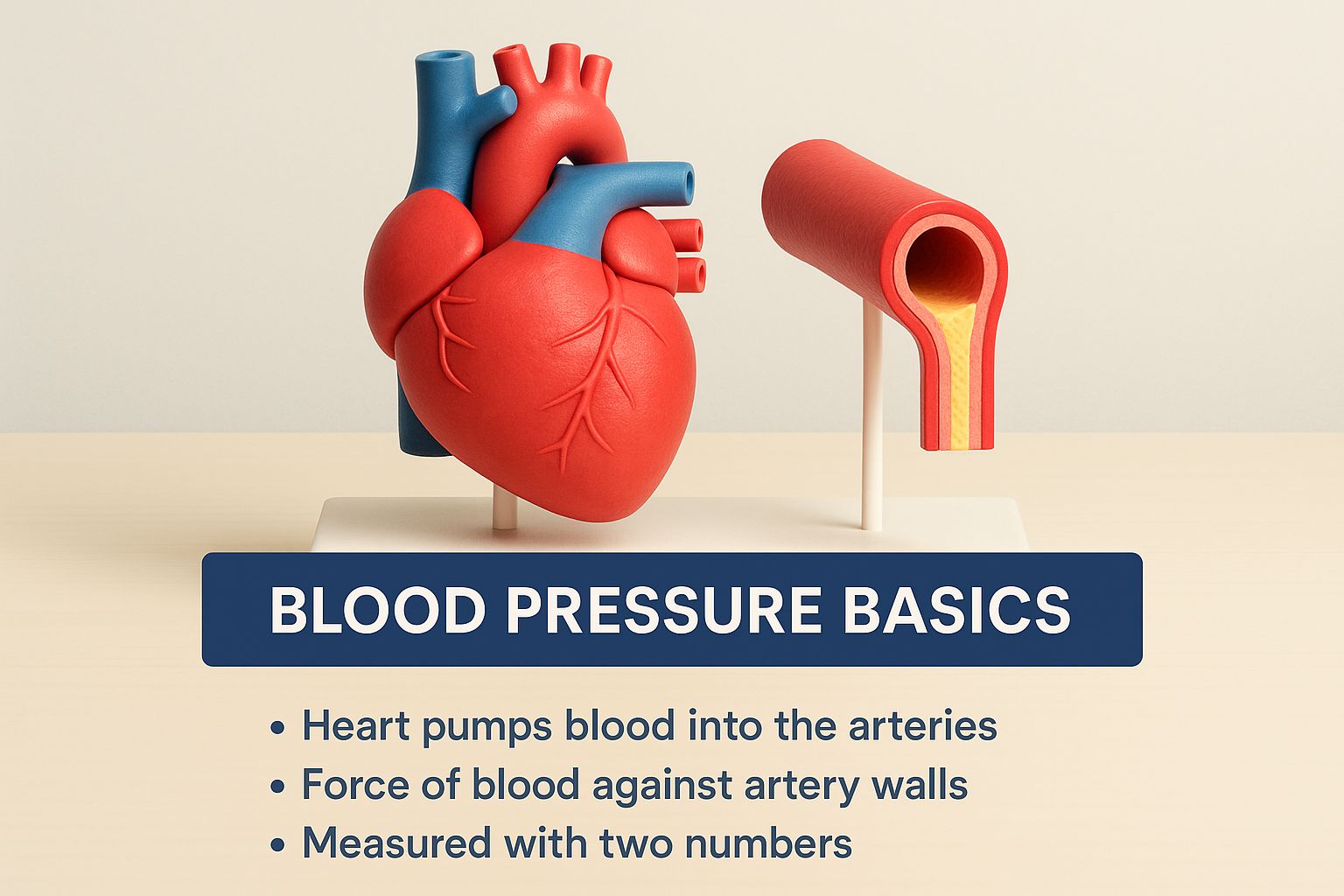 Infographic about understanding blood pressure readings
