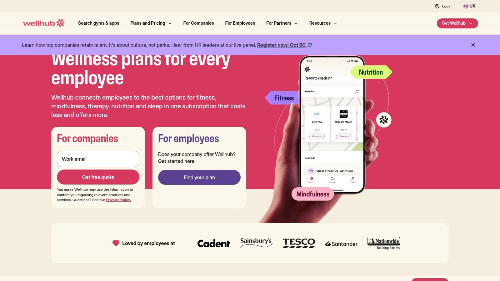 Wellhub (formerly Gympass) – UK