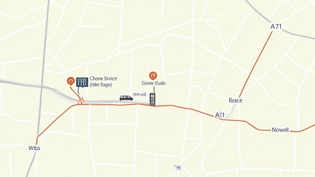 A picturesque street view in Norwich, showing a mix of historic and modern buildings.