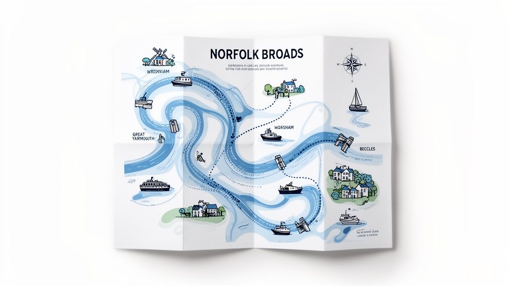Your Guide to the Ultimate Norfolk Broads UK Map