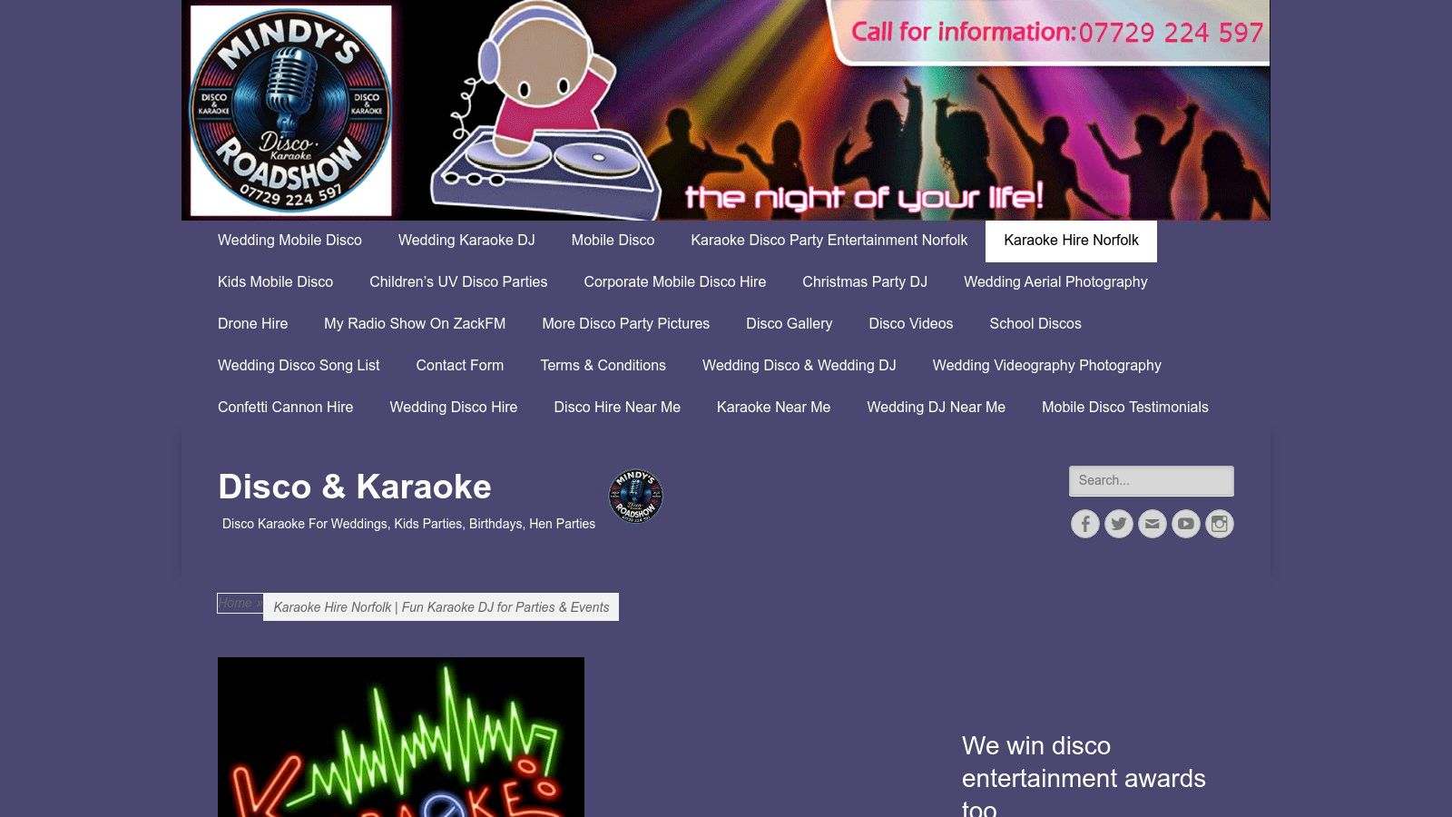 Mindy’s Roadshow – Karaoke Hire Norfolk
