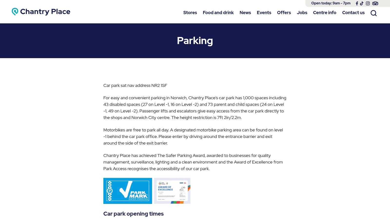 Chantry Place – Parking in Norwich