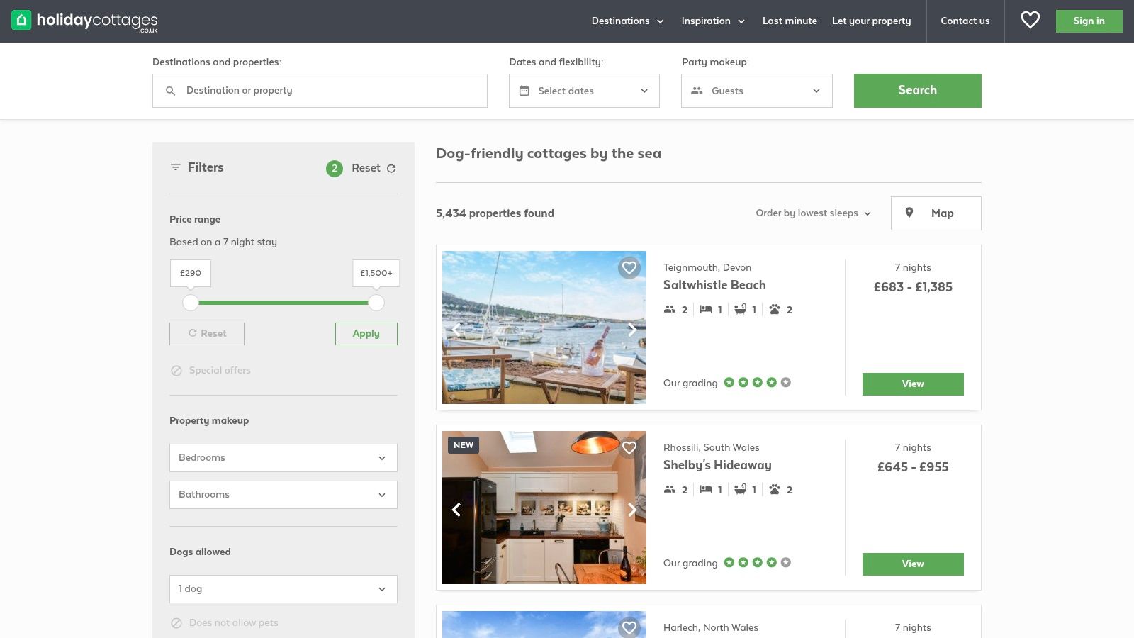 holidaycottages.co.uk
