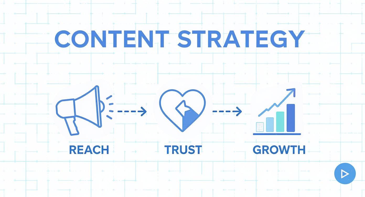 Infographic about content strategie entwickeln