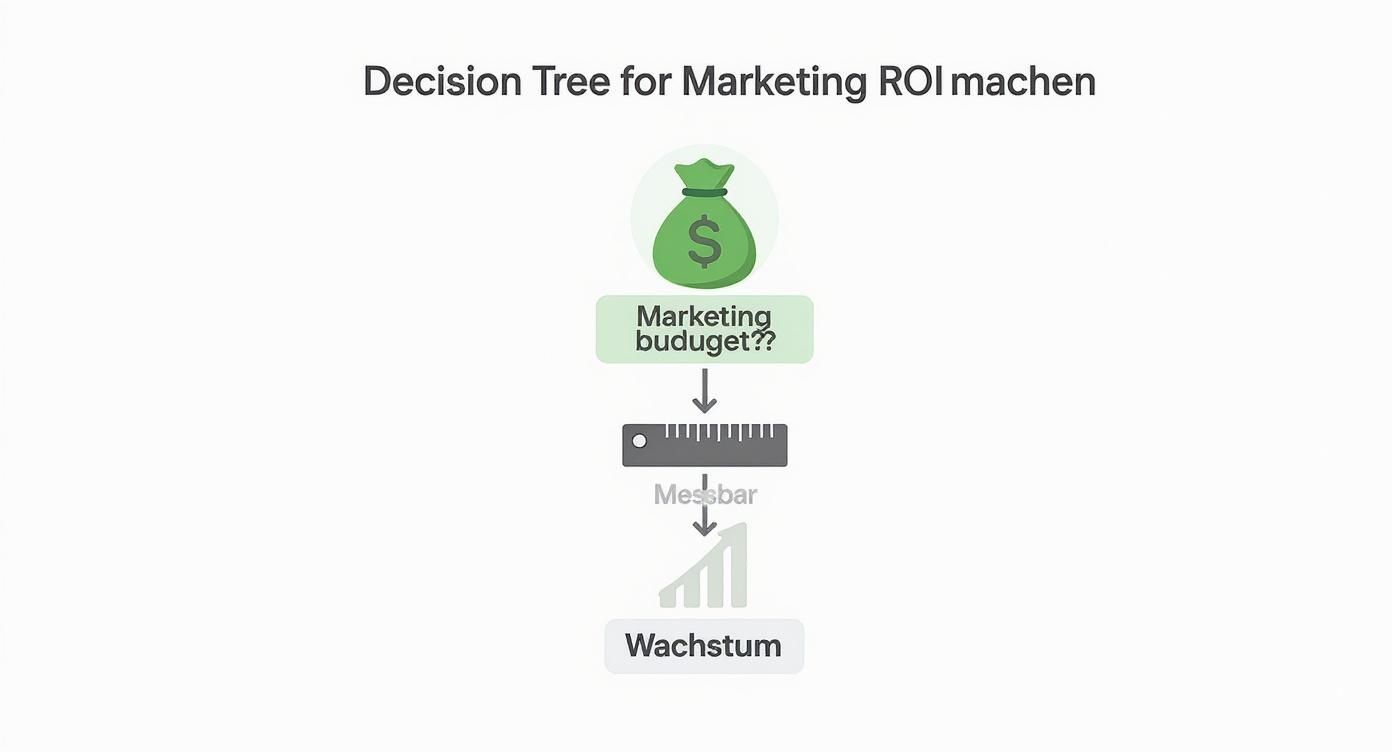 Infographic about return on investment marketing