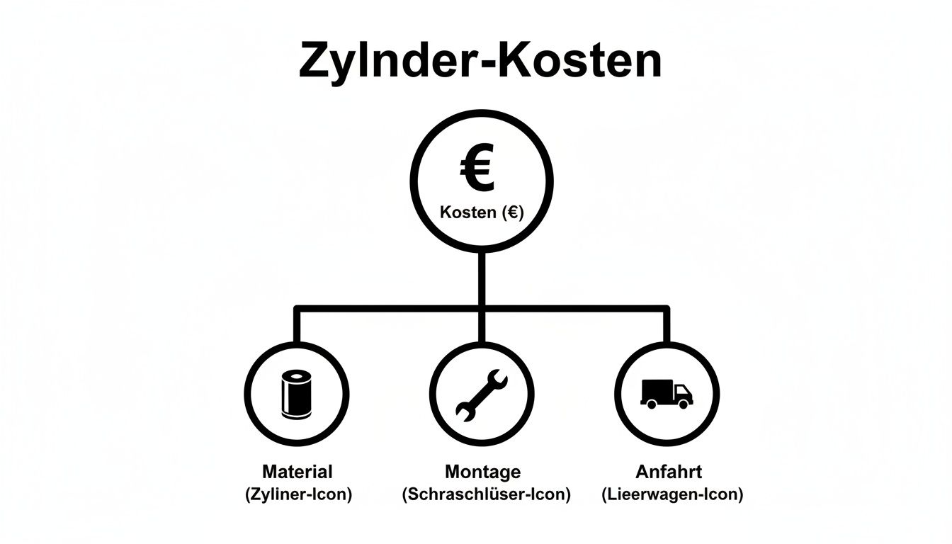 Infographic about zylinder wechseln kosten