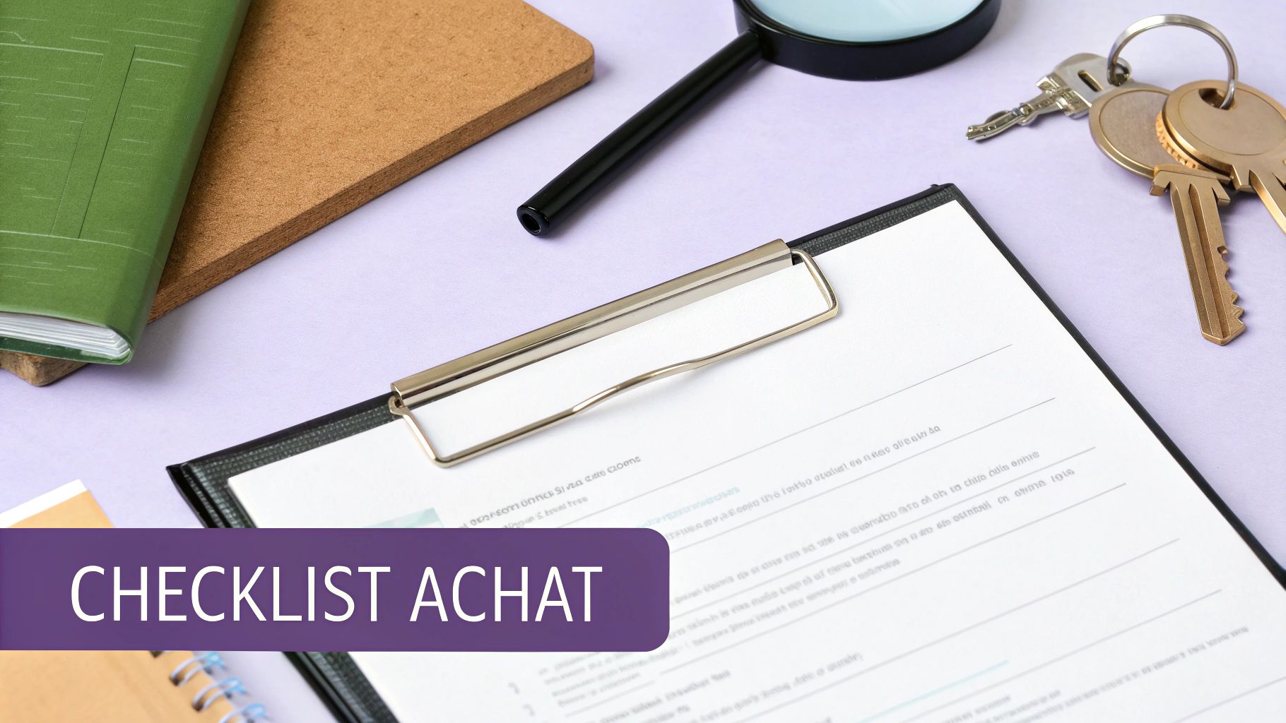 Personne examinant des documents avant un achat immobilier