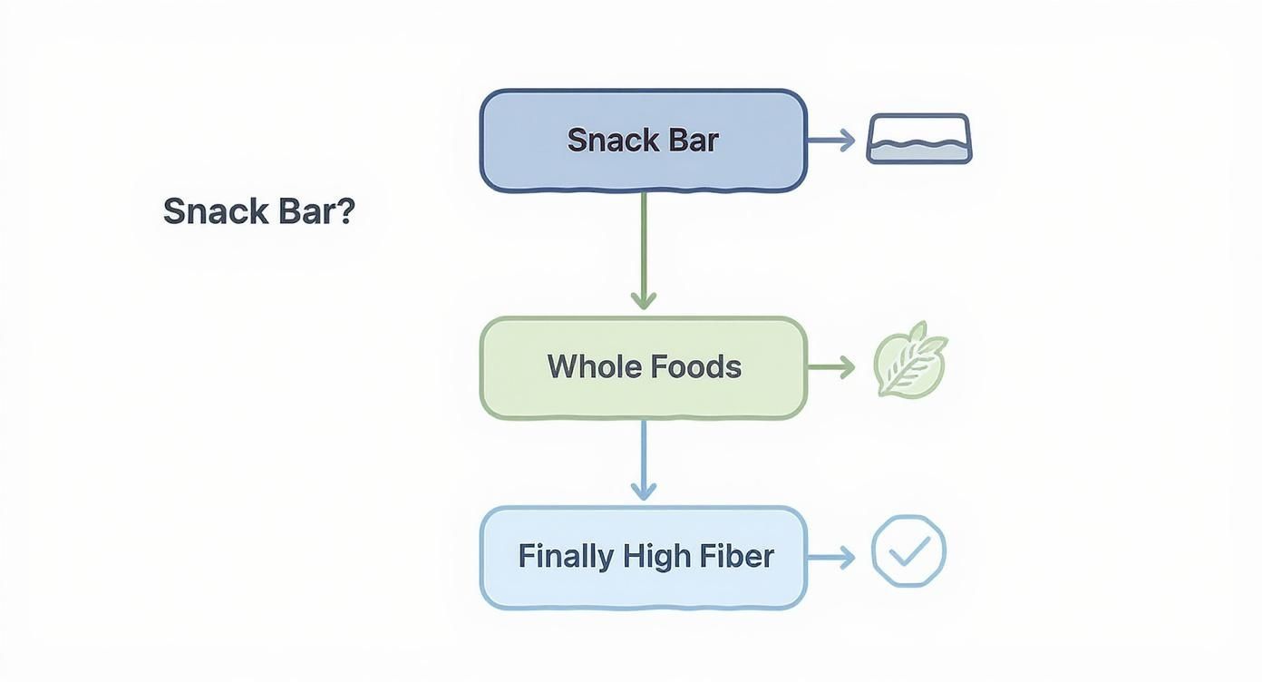 Infographic about car ride snacks