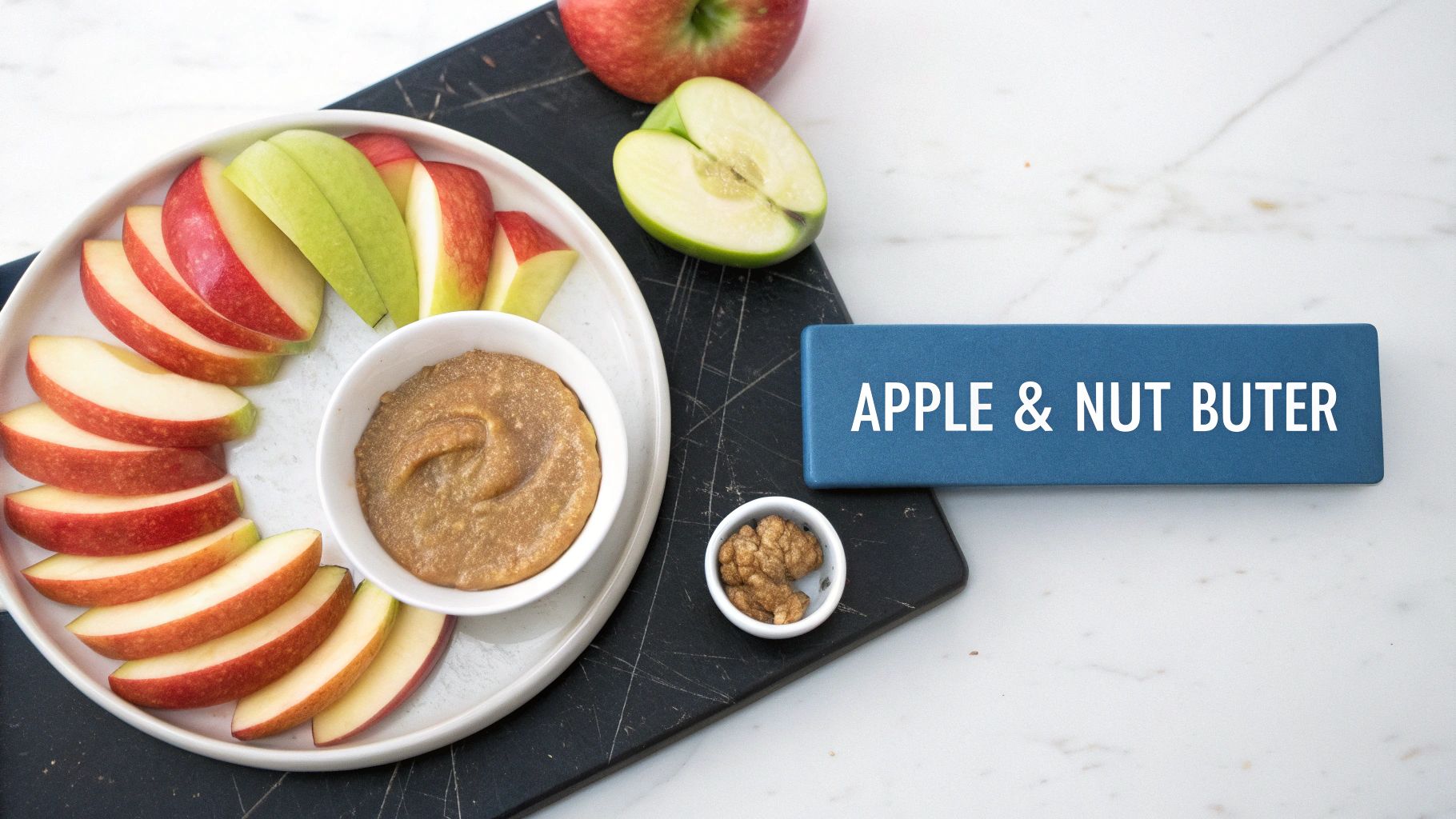Nut Butter with Apple Slices