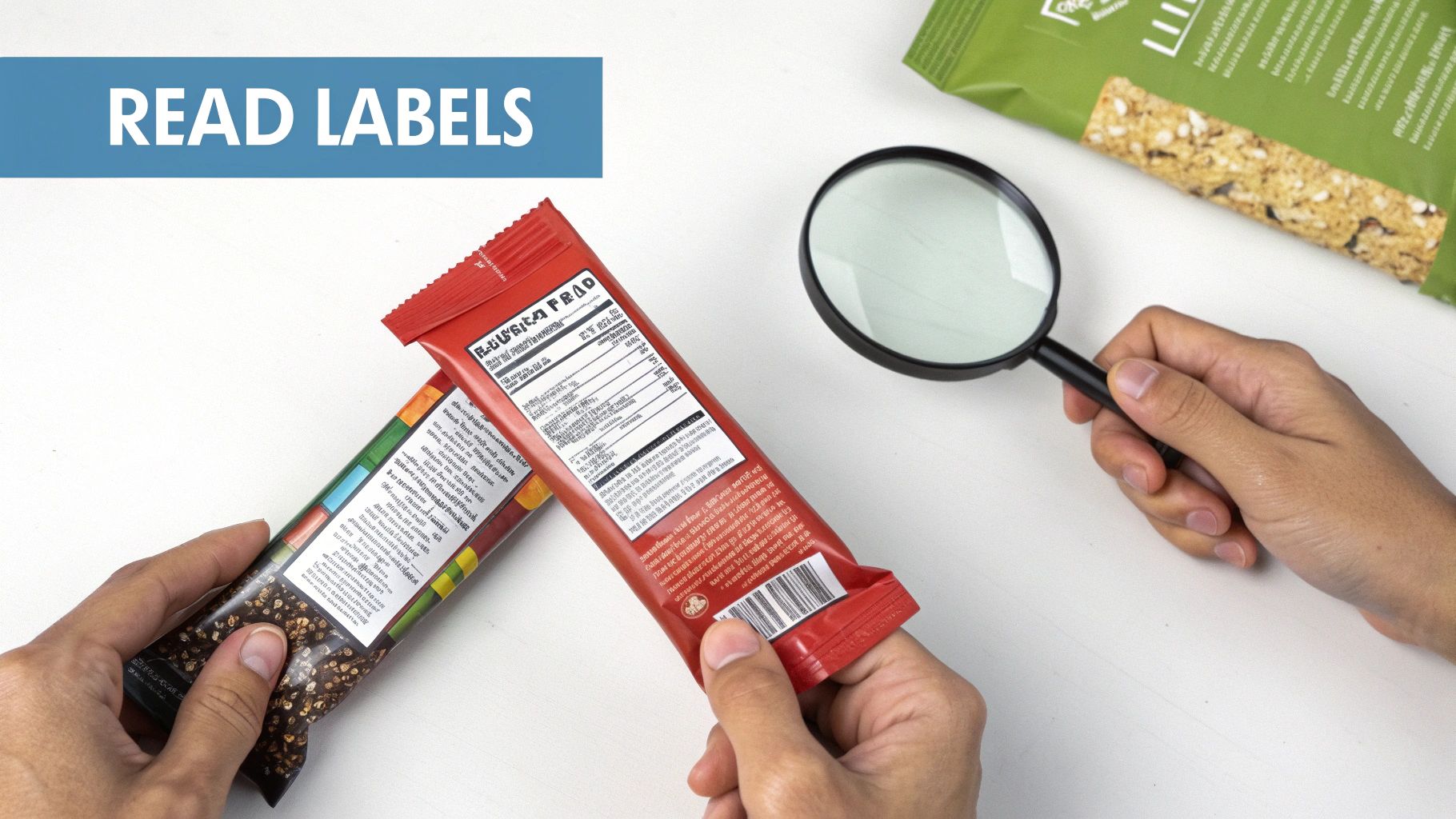 A colorful display of allergy-friendly snacks like fruits, seed butters, and gluten-free crackers.