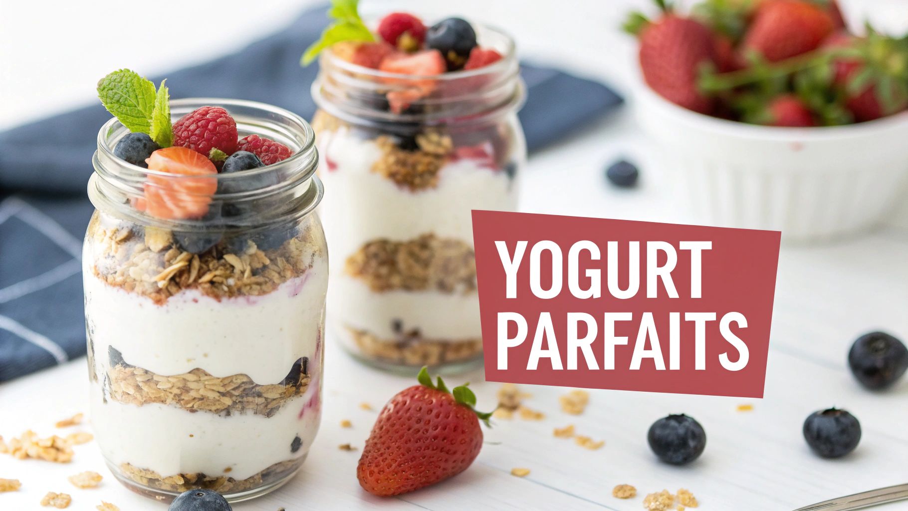 Greek Yogurt Parfait Jars