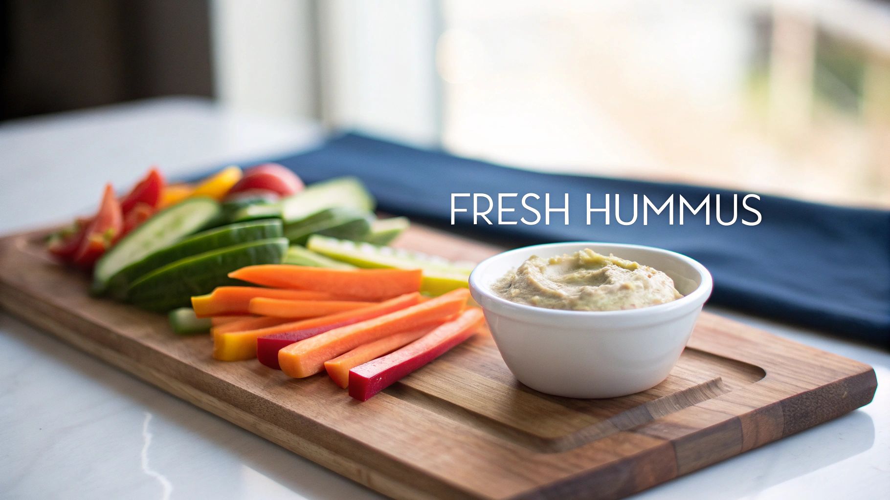 Hummus and Vegetable Crudités