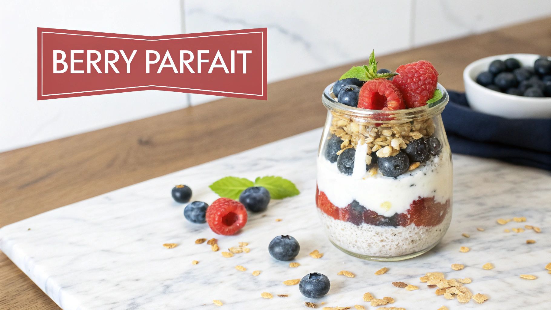 Greek Yogurt Parfait with Berries
