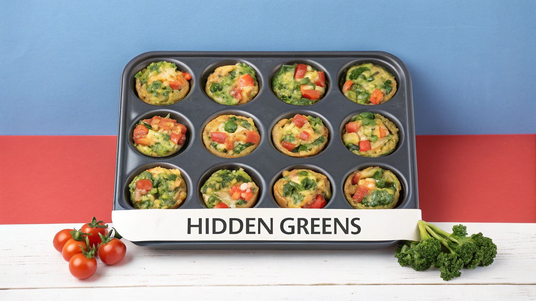 Vegetable Muffins with Hidden Greens