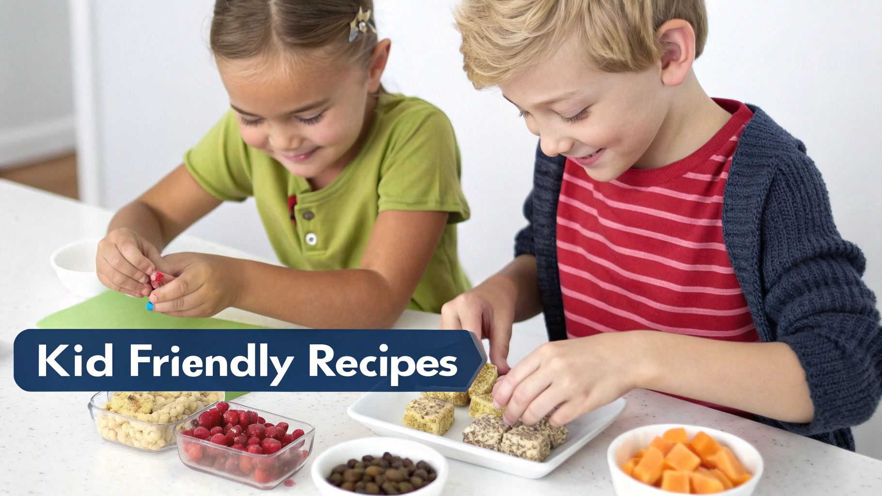 A family happily sharing healthy snacks together in a sunny park.