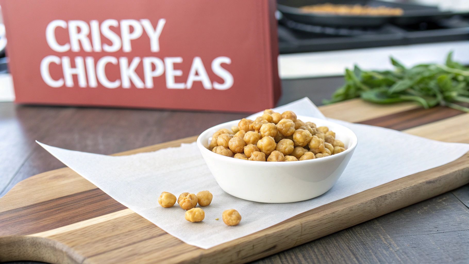 Roasted Chickpea Crisps