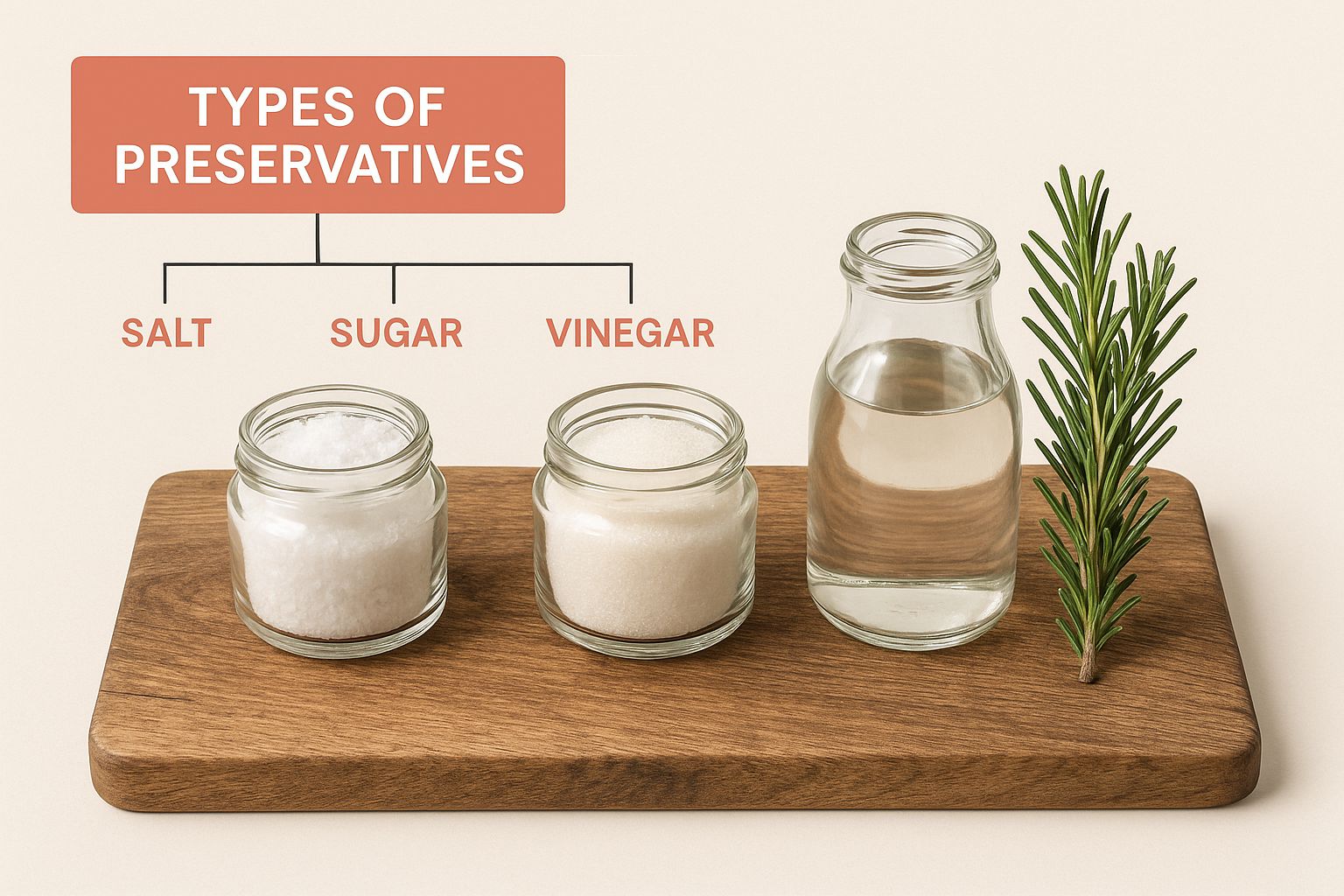 Infographic about what are natural preservatives