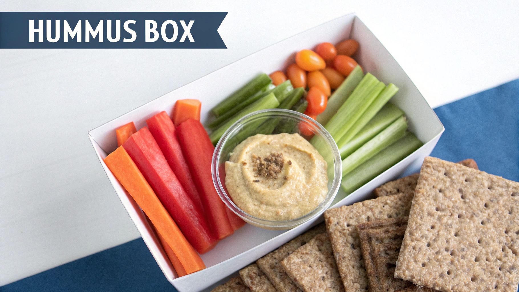 Hummus Veggie Box with Whole Grains