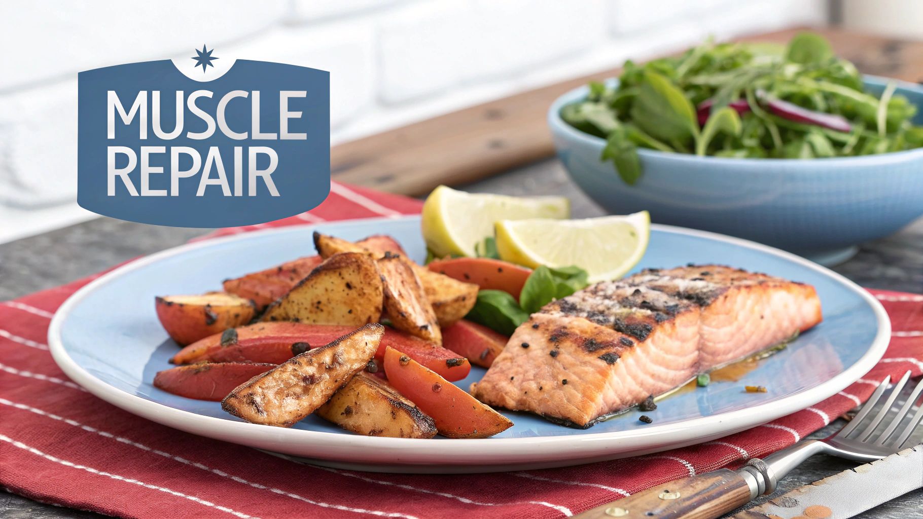 Salmon with Sweet Potato