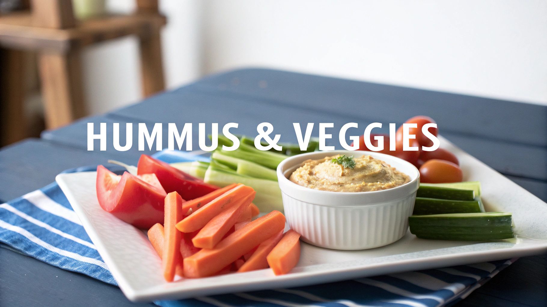 Hummus and Vegetable Sticks