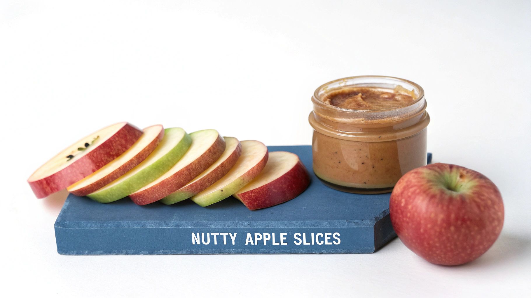 Apple Slices with Creative Nut Butters