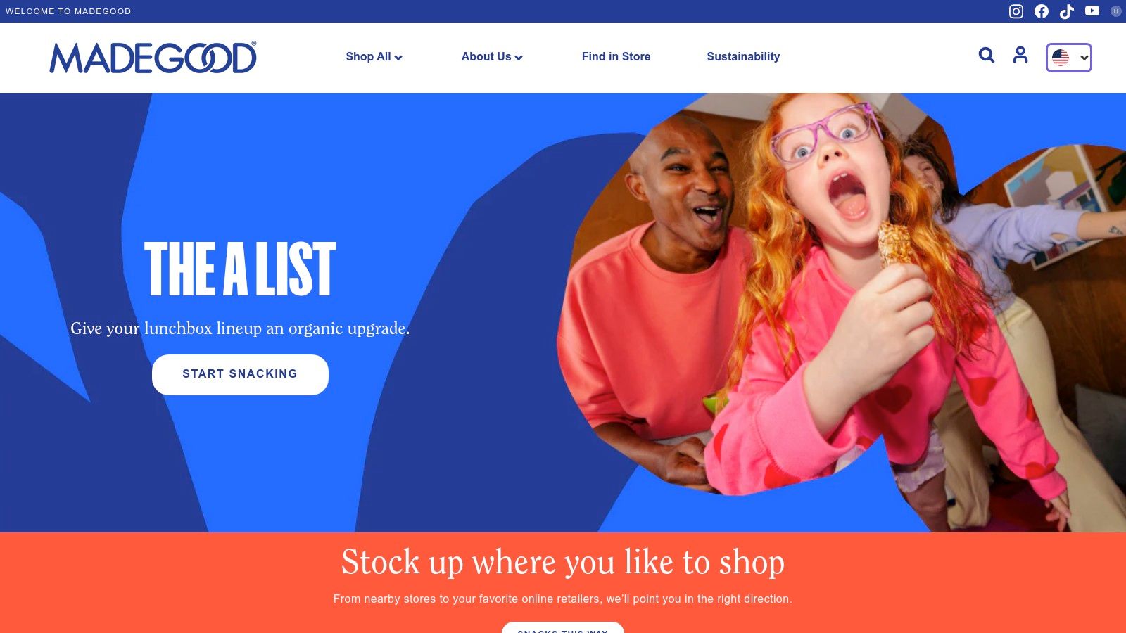 MadeGood Foods (brand direct)