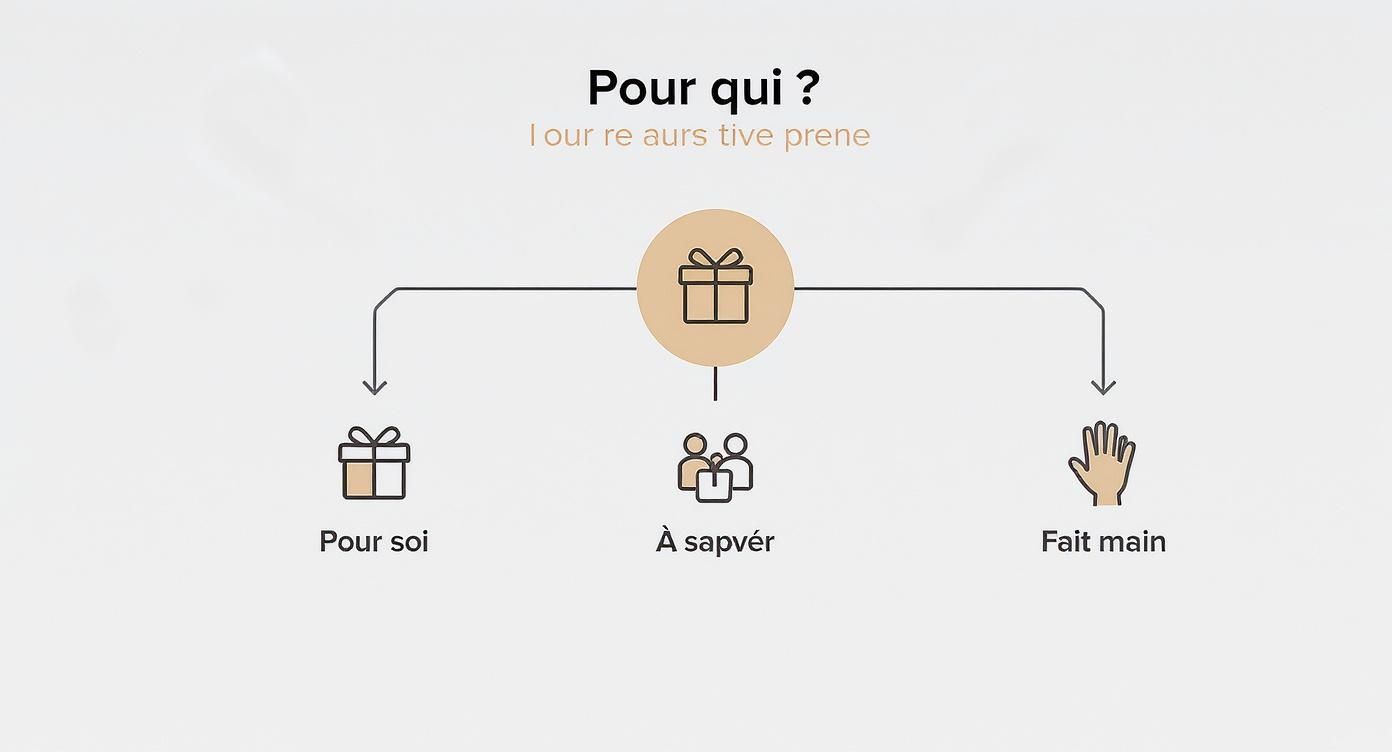 Infographic about idée cadeau créatif femme