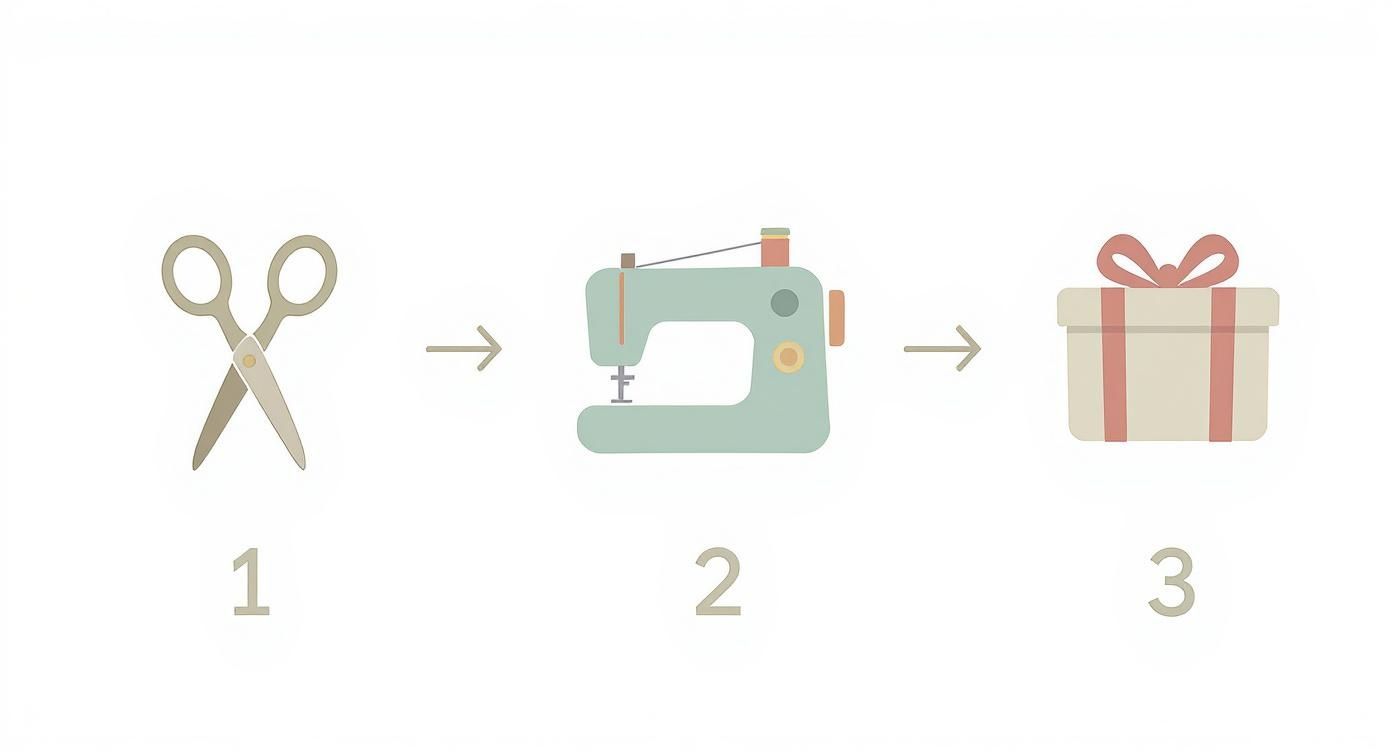 Infographic about tuto couture sac facile