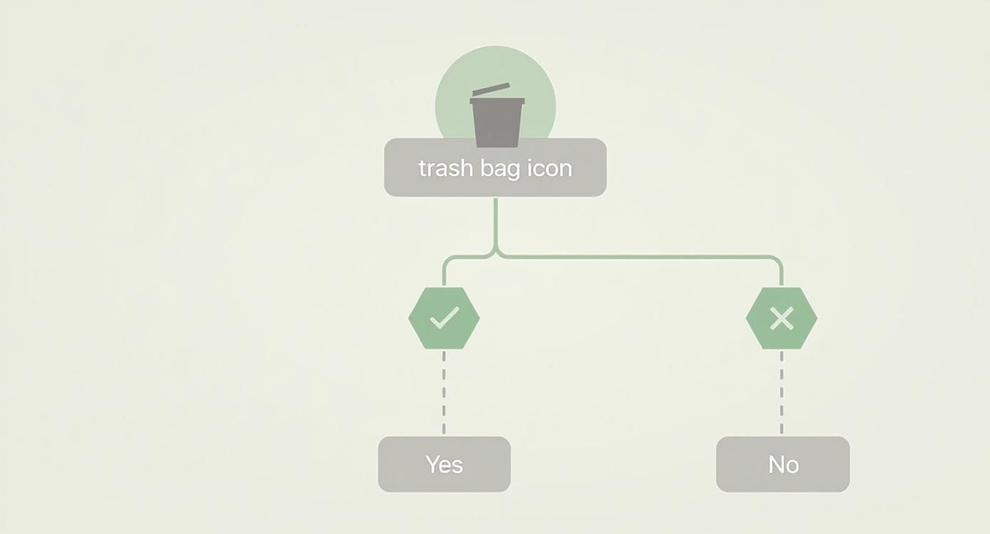 Infographic about eco friendly trash bags