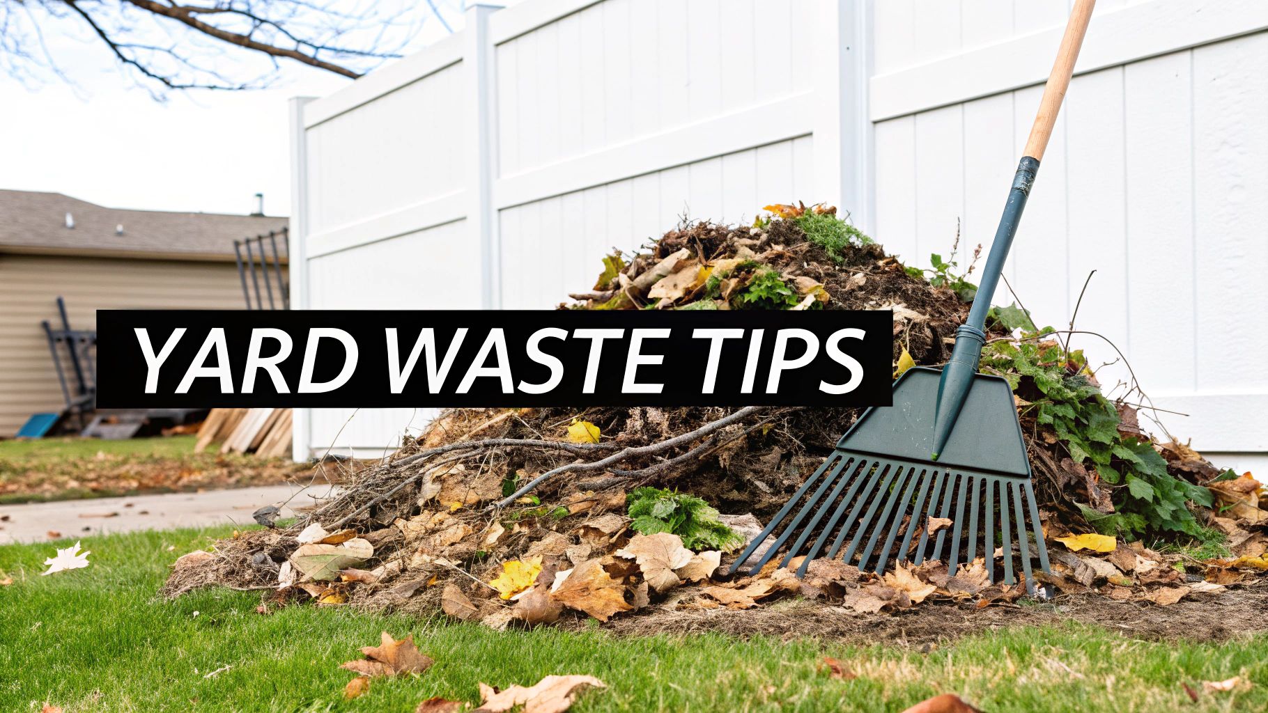 A close-up of finished, rich compost being held in cupped hands.