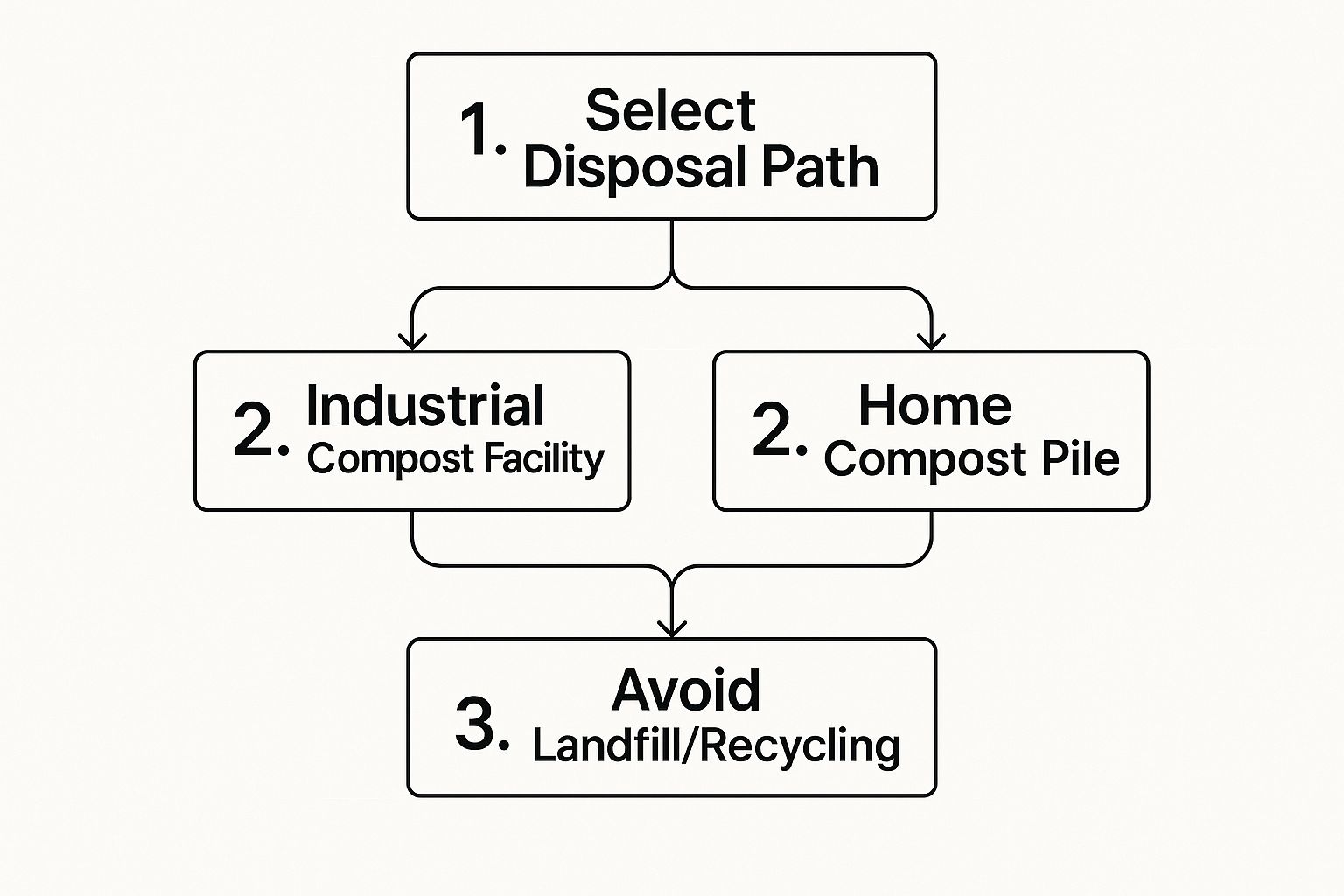 Infographic about compostable bags