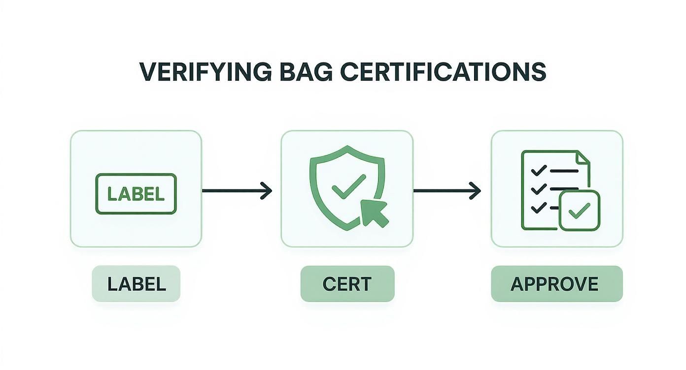 Infographic about where to buy compostable bags