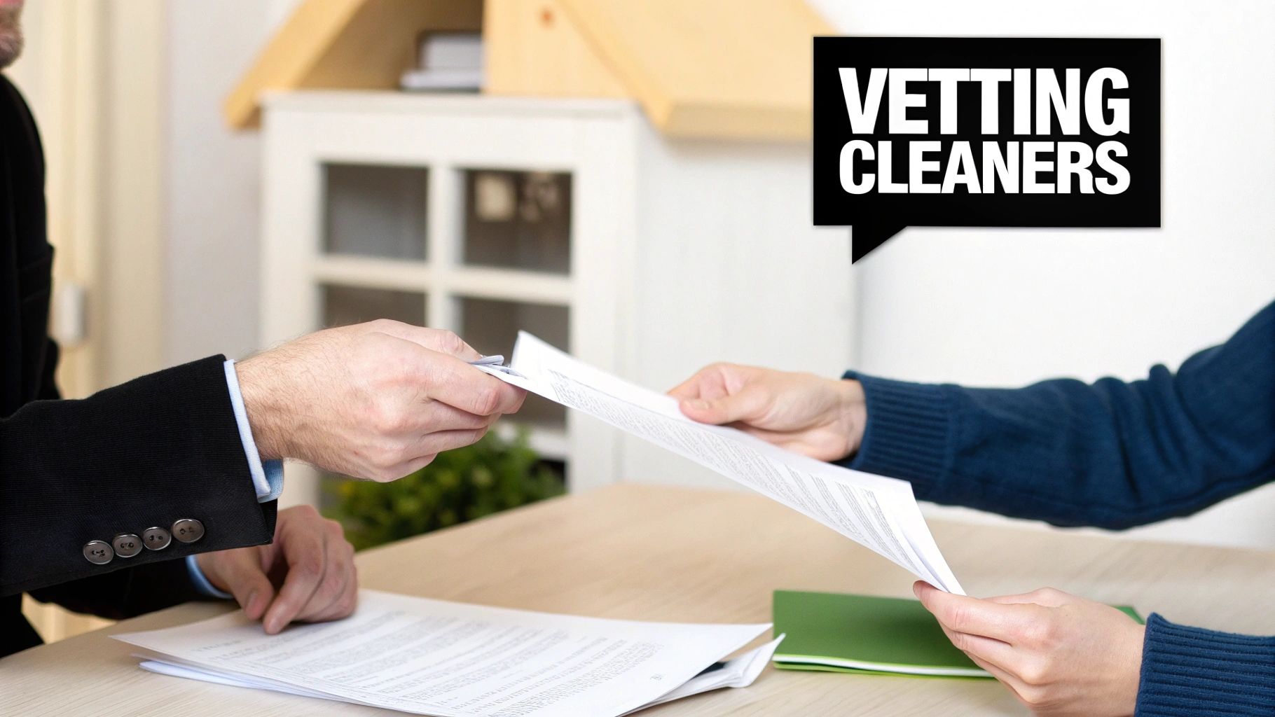 cleaning services for rental properties vetting cleaners Professional vetting cleaners through contract review and documentation for rental property cleaning services