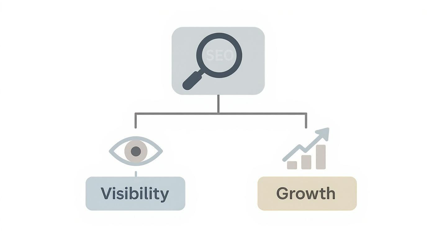 Infographic about seo for small businesses