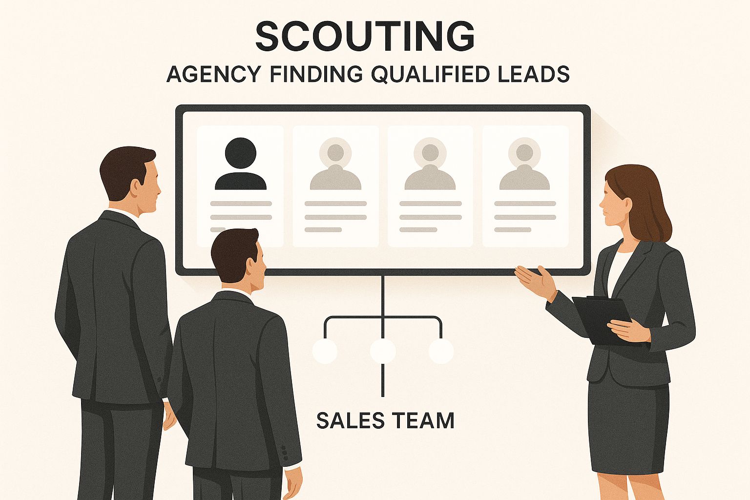 Infographic about lead generation agencies