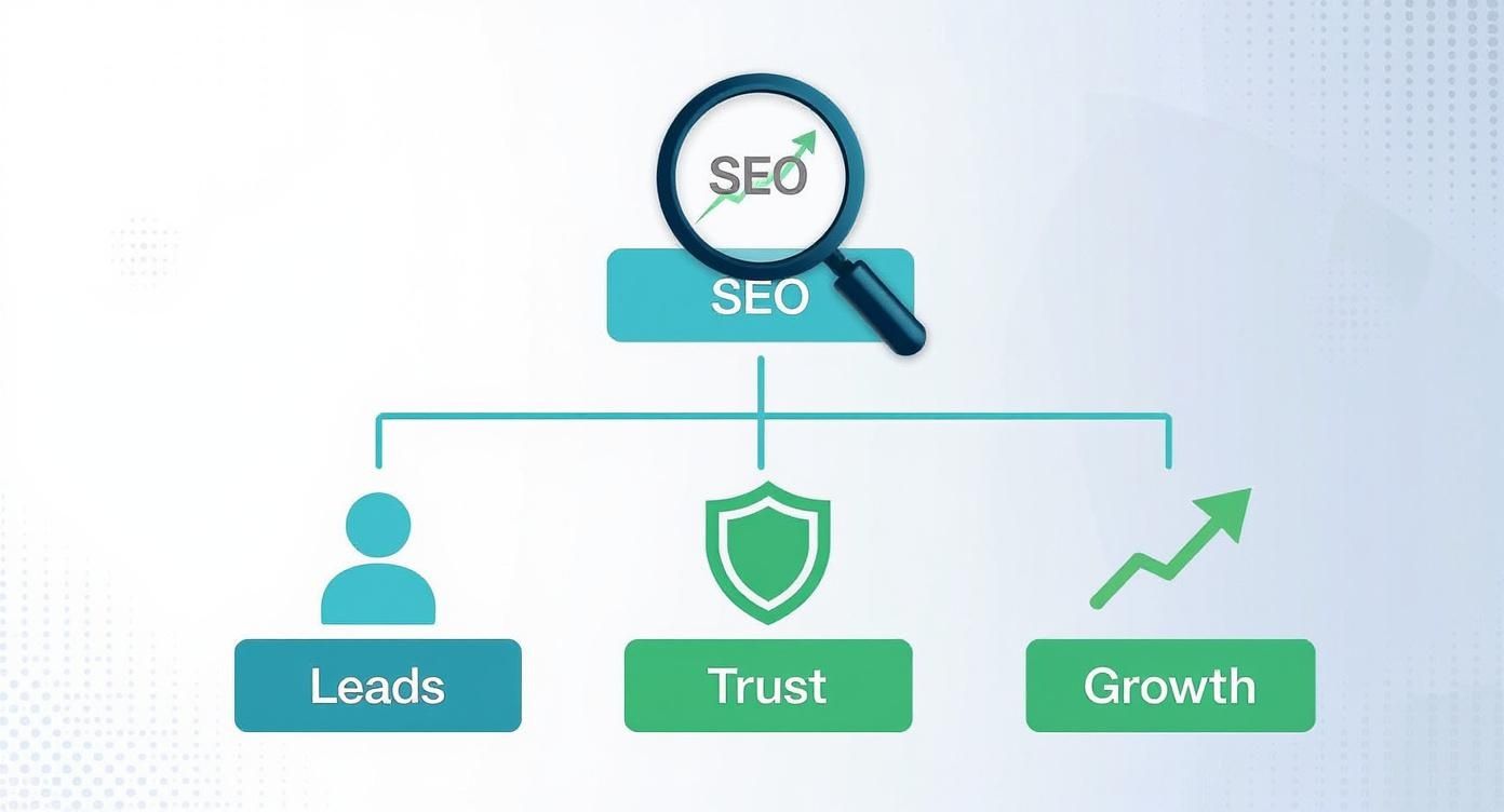 Infographic about seo marketing small business