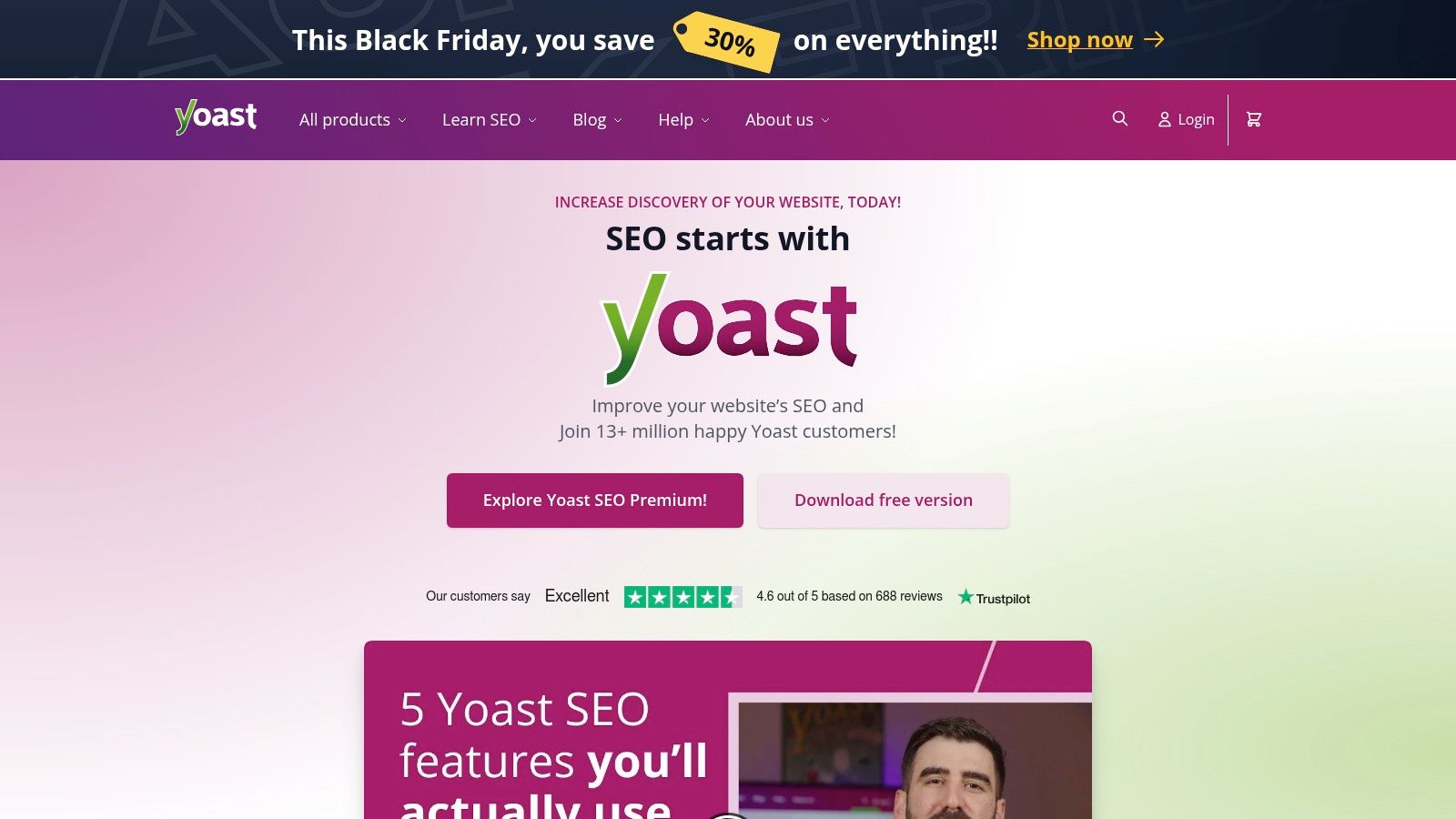 Yoast (WordPress and Shopify SEO)