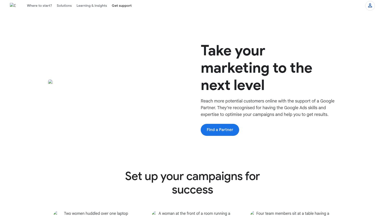 Google Ads – Work with a Partner