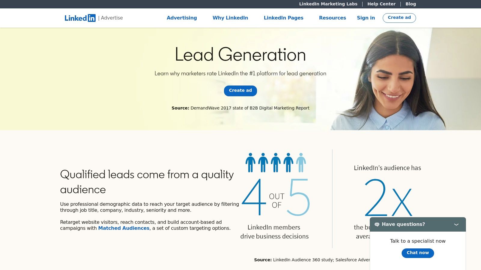 LinkedIn Ads – Lead Gen Forms