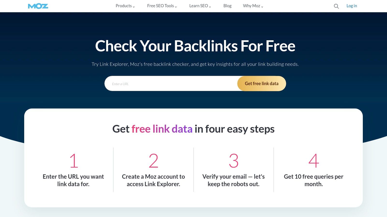 Moz Free SEO Tools (Link Explorer, Keyword Explorer, MozBar)
